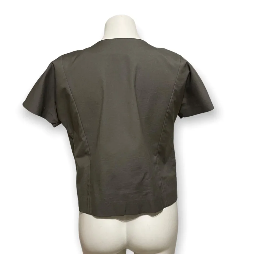 Piazza Sempione Sz 8  Grosgrain Ribbon Hardware Closure Jacket Made … - Picture 5 of 11